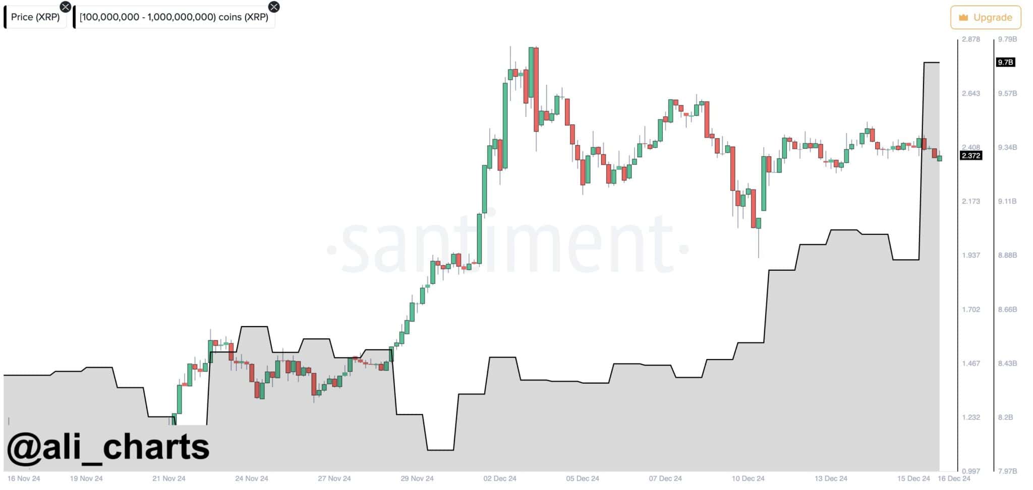 Xrp Surges As Whales Accumulate M Coins