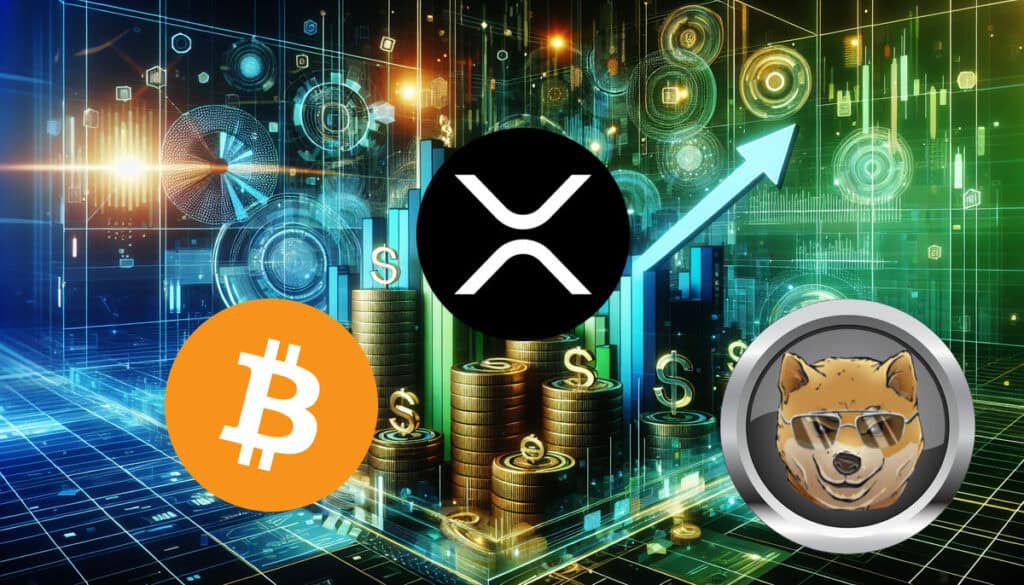 Crypto Market Update: XRP Finds Support, Bitcoin Eyes $100,000, DOGE Slips, and Dogen Surges 500%