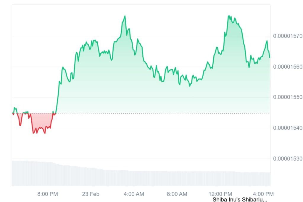 SHIB 1D graph coinmarketcap